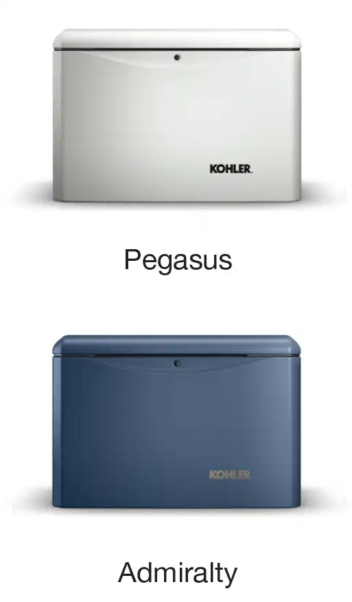 Kohler Generator colors Pegasus and Admiralty.